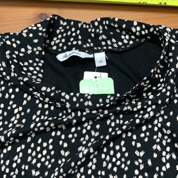 Reitman’s NWT Sleeveless Black w Beige Top w Stretch, Wrinkle Free, Four season - Picture 11 of 12